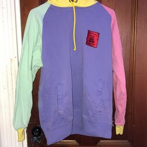 Teddy Fresh color block sweatshirt